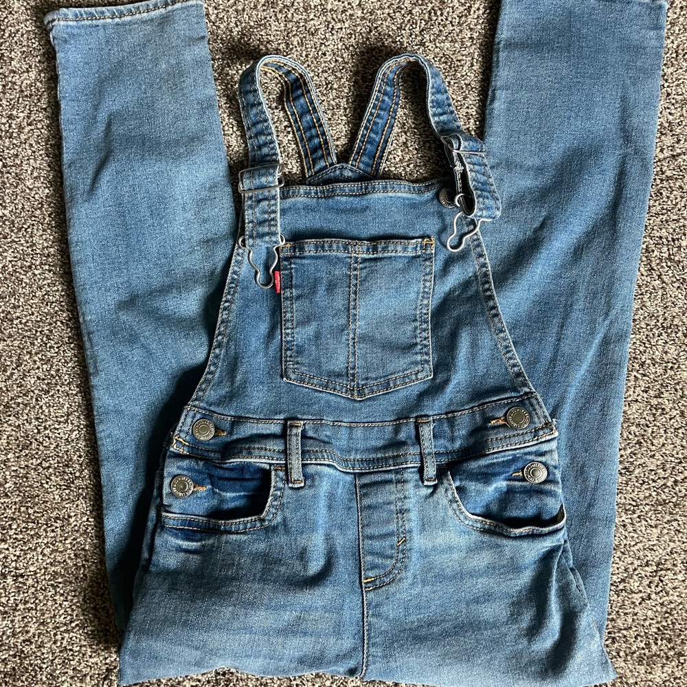Levi's Kids Blue Denim Overalls One Piece